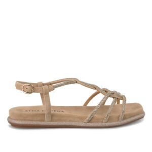 Sandalias suede sand tiras