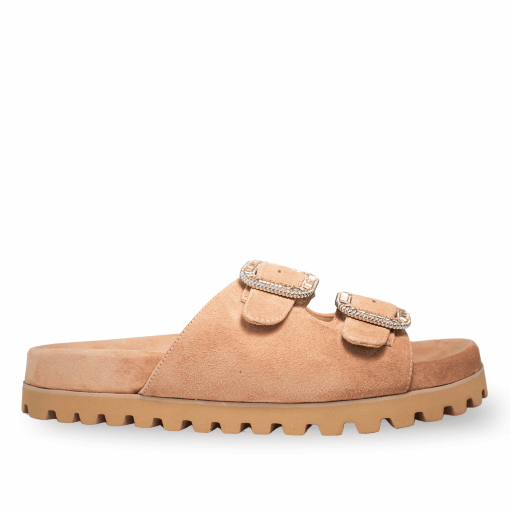 Sandalias suede confort
