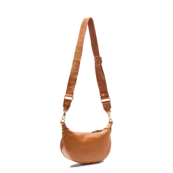 Bolso Hobo Pequeño Marrón - Imagen 3