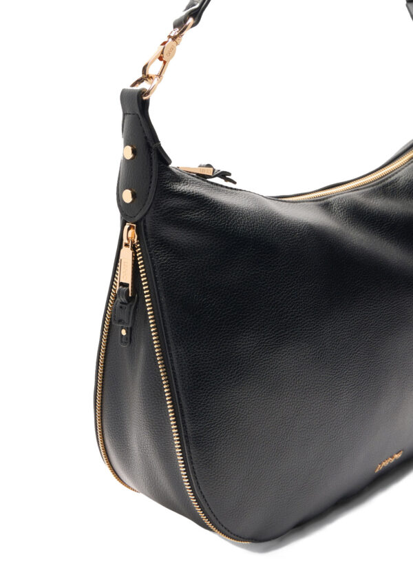 Bolso Hobo Grande Negro - Imagen 4