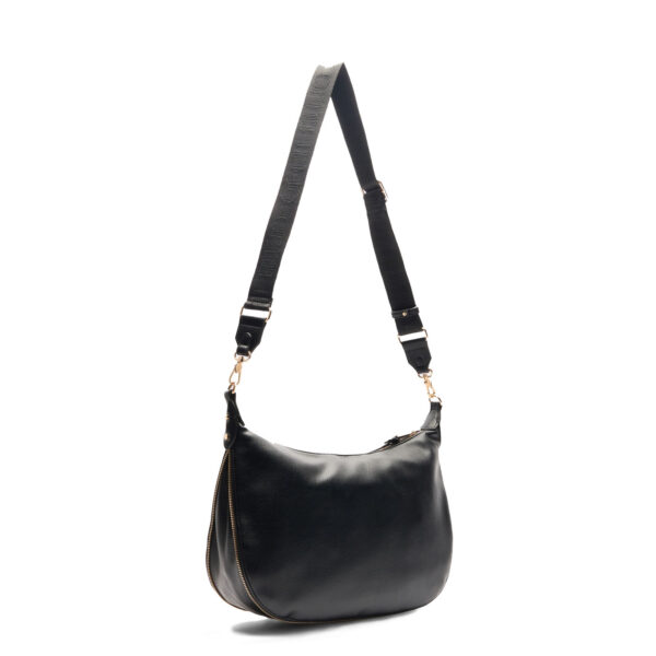 Bolso Hobo Grande Negro - Imagen 3