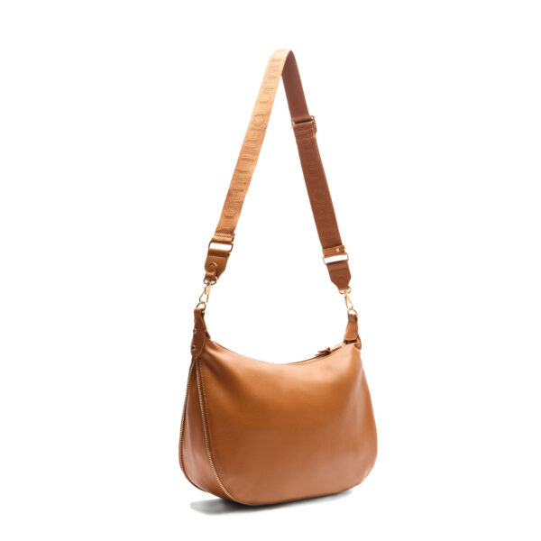 Bolso Hobo Grande Marrón - Imagen 3