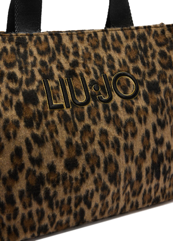 Bolso Tote Grande Animal Print - Imagen 6