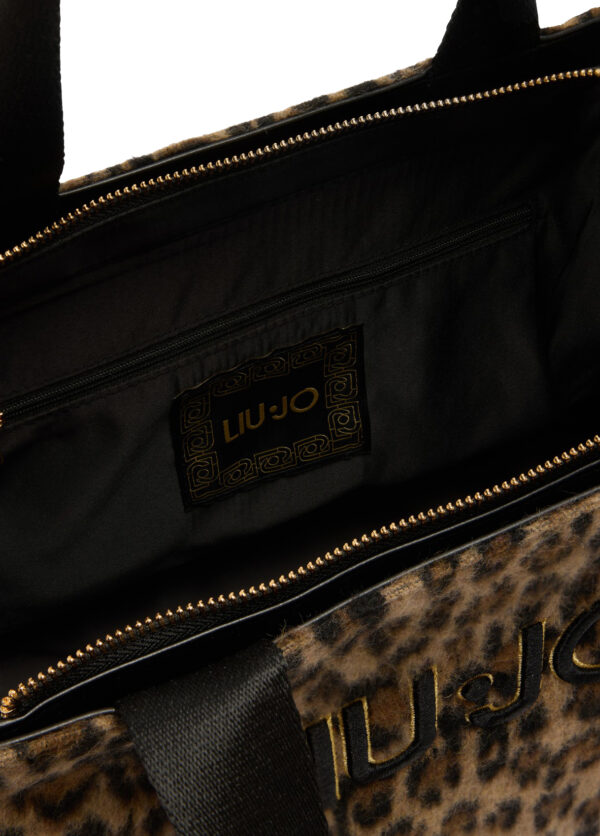 Bolso Tote Grande Animal Print - Imagen 4