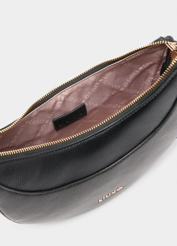 Bolso Hobo Mediano Negro - Imagen 4