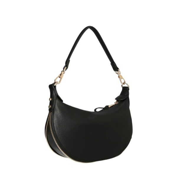 Bolso Hobo Pequeño Negro - Imagen 3