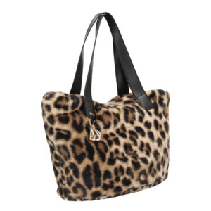 Bolso Hobo Grande De Pelo Sintético