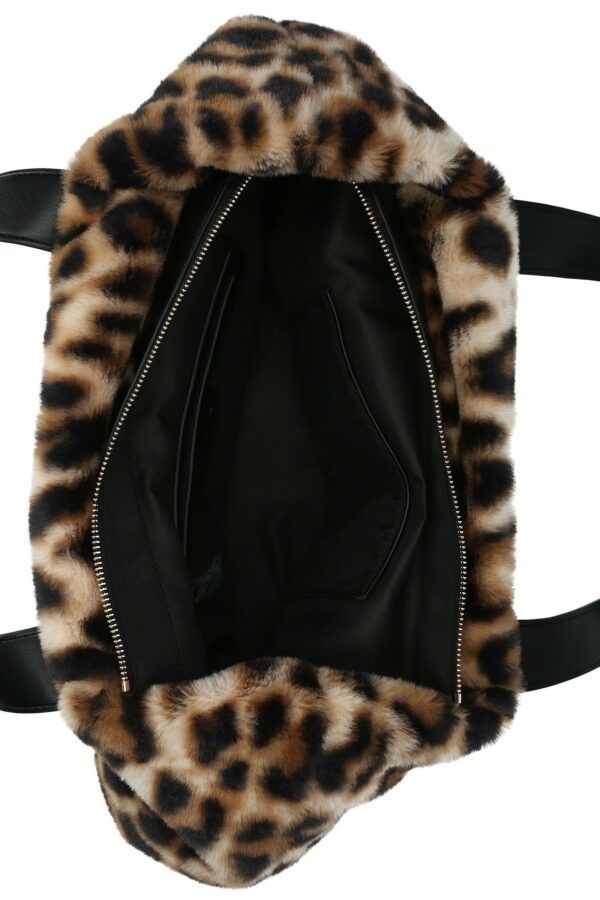 Bolso Hobo Grande De Pelo Sintético