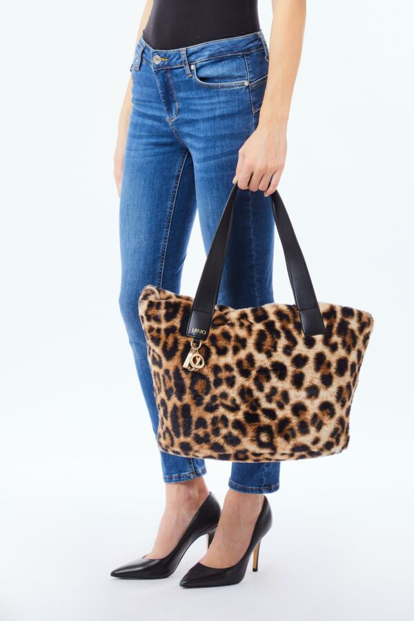 Bolso Hobo Grande Animal Print - Imagen 4