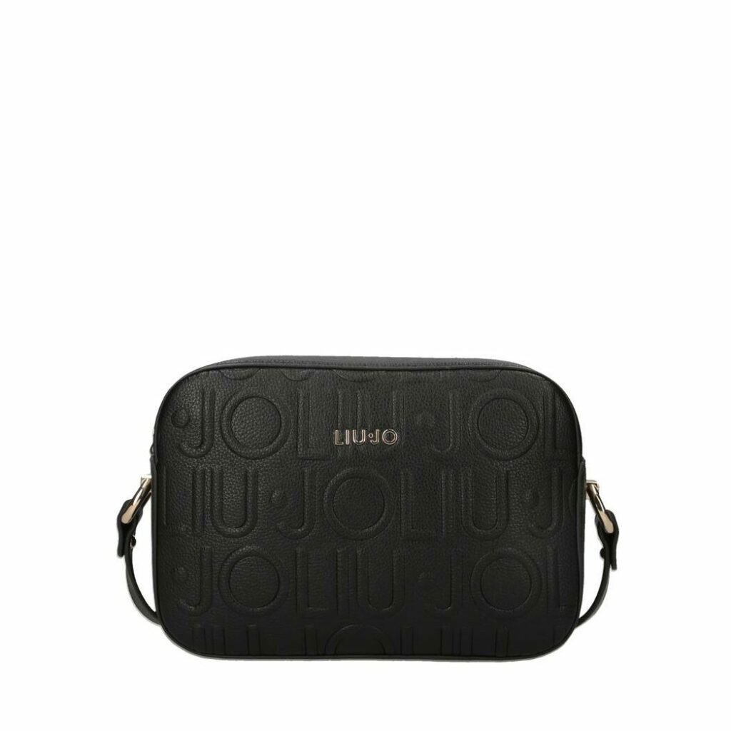 Bandolera negra con logotipo
