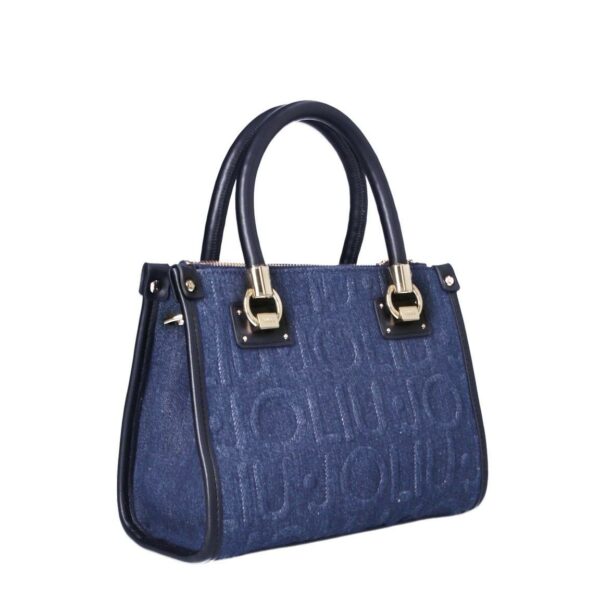 Bolso Satchel Pequeño Dress Blue - Imagen 3