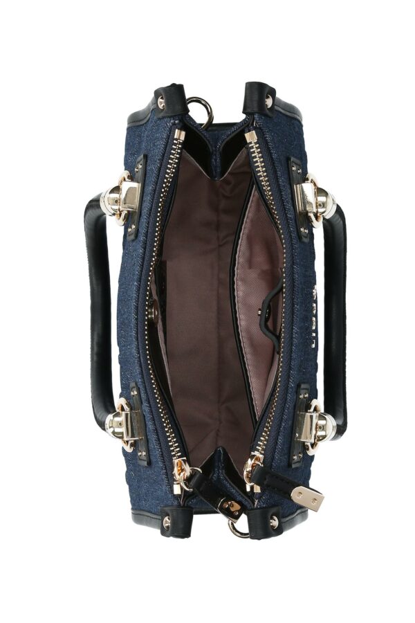 Bolso Satchel Pequeño Dress Blue - Imagen 4