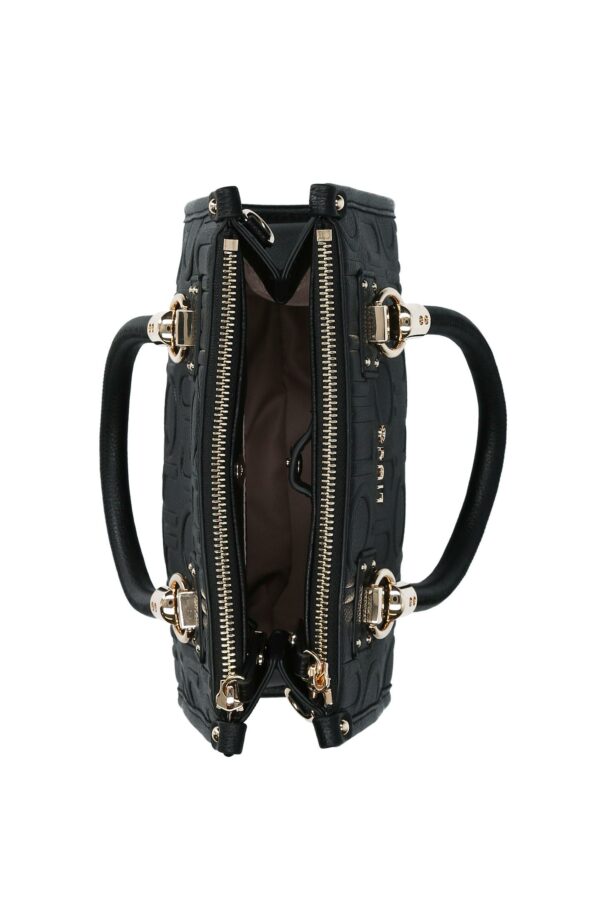 Bolso Satchel Pequeño Negro - Imagen 4