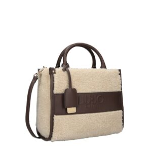 Bolso Tote Pequeño De Peluche Marrón