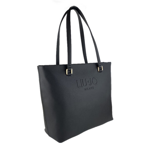 Bolso Tote Grande Negro - Imagen 2
