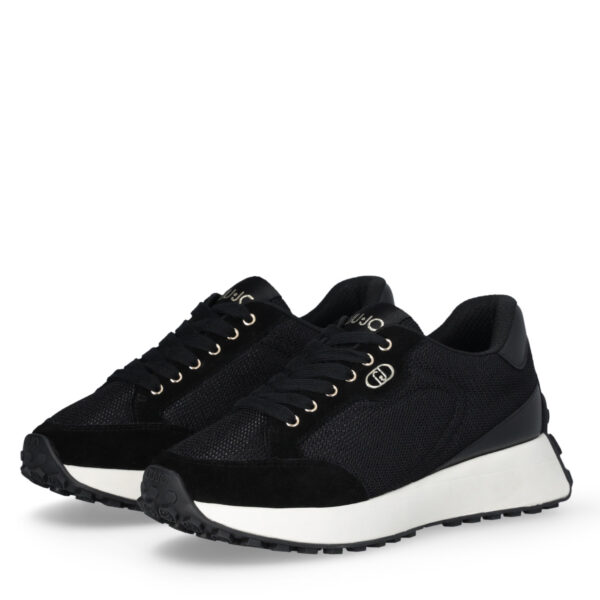 Sneakers Lolo 20 Negras de Tela - Imagen 2