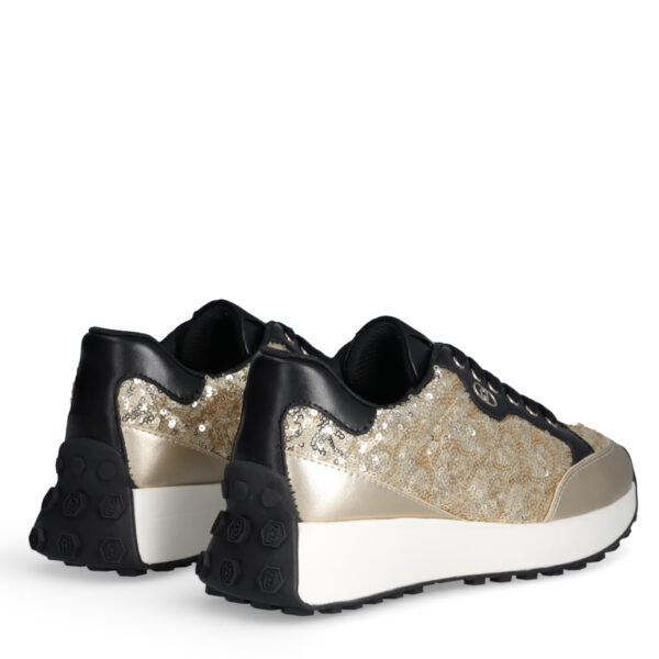 Sneakers de Lentejuelas Doradas - Imagen 3