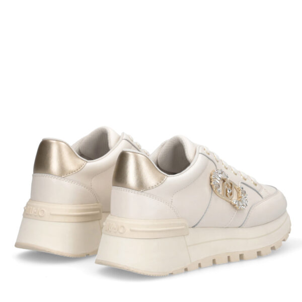 Sneakers de Piel con Logotipo Decorativo - Imagen 3