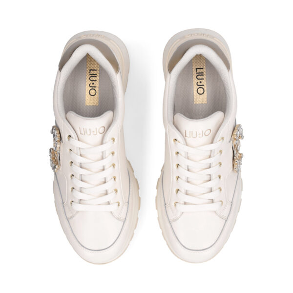 Sneakers de Piel con Logotipo Decorativo - Imagen 4
