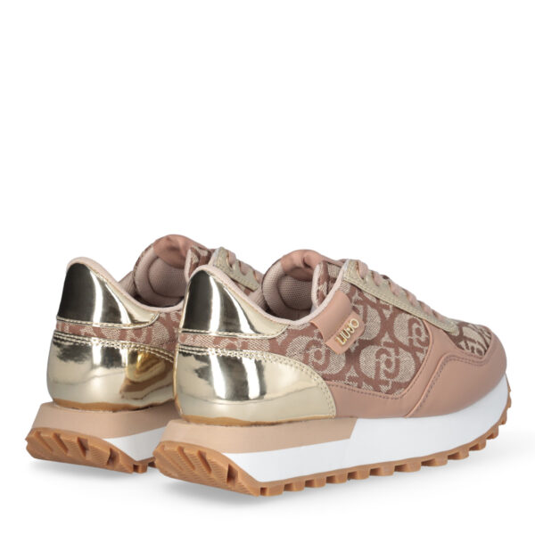 Sneakers con Monograma Jacquard Rosa - Imagen 3