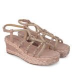 Cuñas suede old pink - Imagen 2