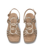 Sandalias suede sand cristal Alma en Pena - Imagen 4