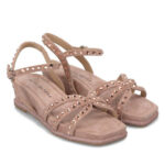 Sandalias old pink cuña media Alma en Pena - Imagen 2