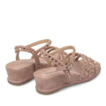 Sandalias old pink cuña media Alma en Pena - Imagen 3