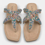 sandalias plana estrella