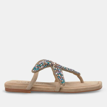 sandalias planas estrella