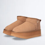 Liu jo botines ante marrón con suela - Imagen 2