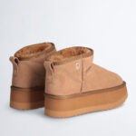 Liu jo botines ante marrón con suela - Imagen 3