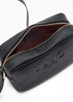 Bandolera Mediana Negra Logo Liu Jo - Imagen 3