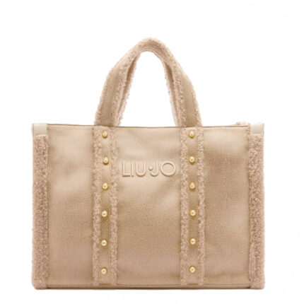 Bolso Tote Grande beige Peluche