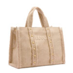 Bolso Tote Grande Beige Peluche Liu Jo - Imagen 2