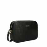 Bandolera negra con logotipo