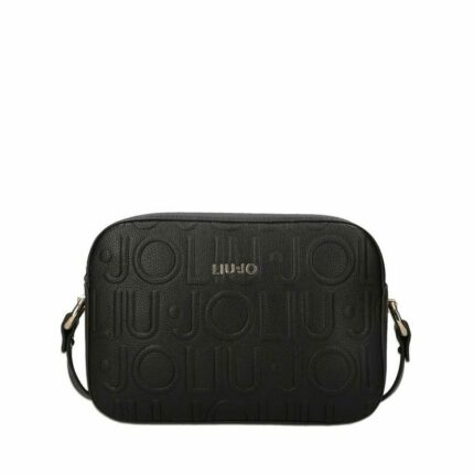 Bandolera negra con logotipo