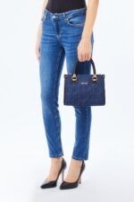 Bolso Satchel Pequeño Dress Blue