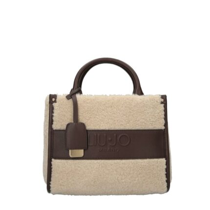 Bolso Tote Pequeño De Peluche Marrón