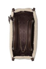 Bolso Tote Pequeño De Peluche Marrón