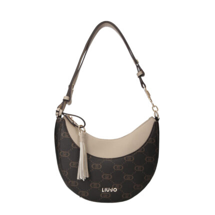 Bolso Hobo Mediano Con Logotipo
