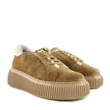 Sneakers Marrones con Borreguito Pedro Miralles