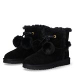 Botines Warm Pompones Negros Liu Jo - Imagen 2