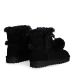 Botines Warm Pompones Negros Liu Jo - Imagen 3