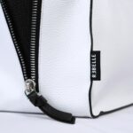 Bolso Jolanda Blanco y Negro Rebelle - Imagen 6