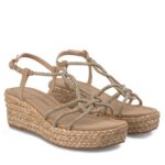 Sandalias Cuña Tiras Entrelazadas Alma En Pena - Imagen 2