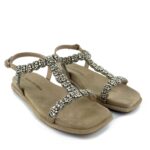 Sandalias en T con Pedrería Alma En Pena - Imagen 2