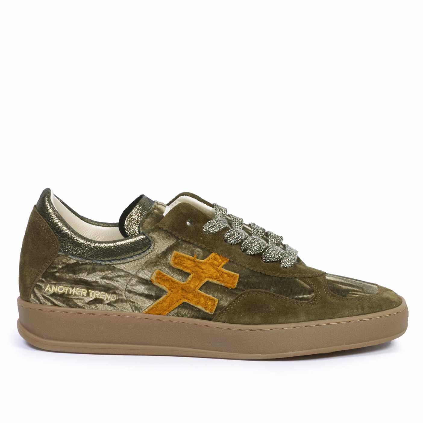 A0348530 Sneakers Iconic II Terciopelo Another Trend - Imagen 1