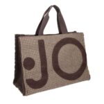 Bolso Tote Grande Tejido Cuadros Liu Jo - Imagen 3