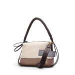 Bolso de Hombro Crema Beige Oscuro Hispanitas